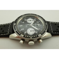 LANDERON CHRONOGRAPHE PILOTE PANDA MECANIQUE