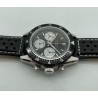 LANDERON CHRONOGRAPHE PANDA TRI-COMPAX A REMONTAGE MANUEL SAPHIR ETANCHE 10 ATM