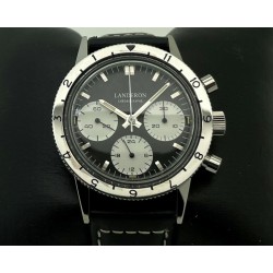 LANDERON CHRONOGRAPHE TYPE 20 PANDA TRICOMPAX MECANIQUE