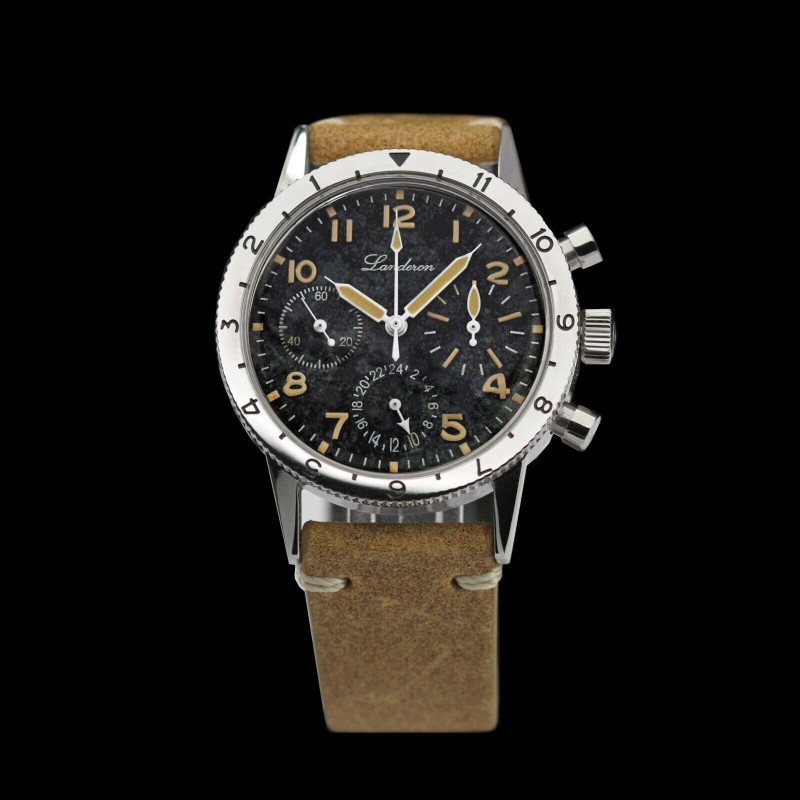 LANDERON CHRONOGRAPHE TYPE 20 TRICOMPAX VINTAGE MECANIQUE