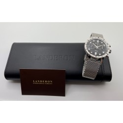 LANDERON CHRONOGRAPHE TYPE 20 BRACELET MESH MECANIQUE