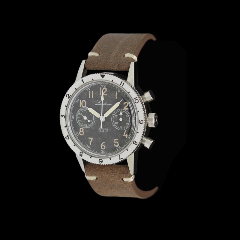 LANDERON CHRONOGRAPHE TYPE 20 CADRAN VINTAGE MECANIQUE