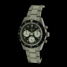 LANDERON CHRONOGRAPHE PANDA TRI-COMPAX A REMONTAGE MANUEL SAPHIR ETANCHE 10 ATM