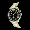 LANDERON CHRONOGRAPHE TRI-COMPAX A REMONTAGE MANUEL SAPHIR ETANCHE 10 ATM