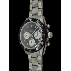 LANDERON CHRONOGRAPHE PANDA TRI-COMPAX A REMONTAGE MANUEL SAPHIR ETANCHE 10 ATM