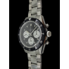 LANDERON CHRONOGRAPHE PANDA TRI-COMPAX A REMONTAGE MANUEL SAPHIR ETANCHE 10 ATM