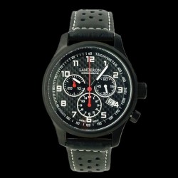 LANDERON CHRONOGRAPHE RACING CADRAN CARBONE MOUVEMENT SWISS RONDA