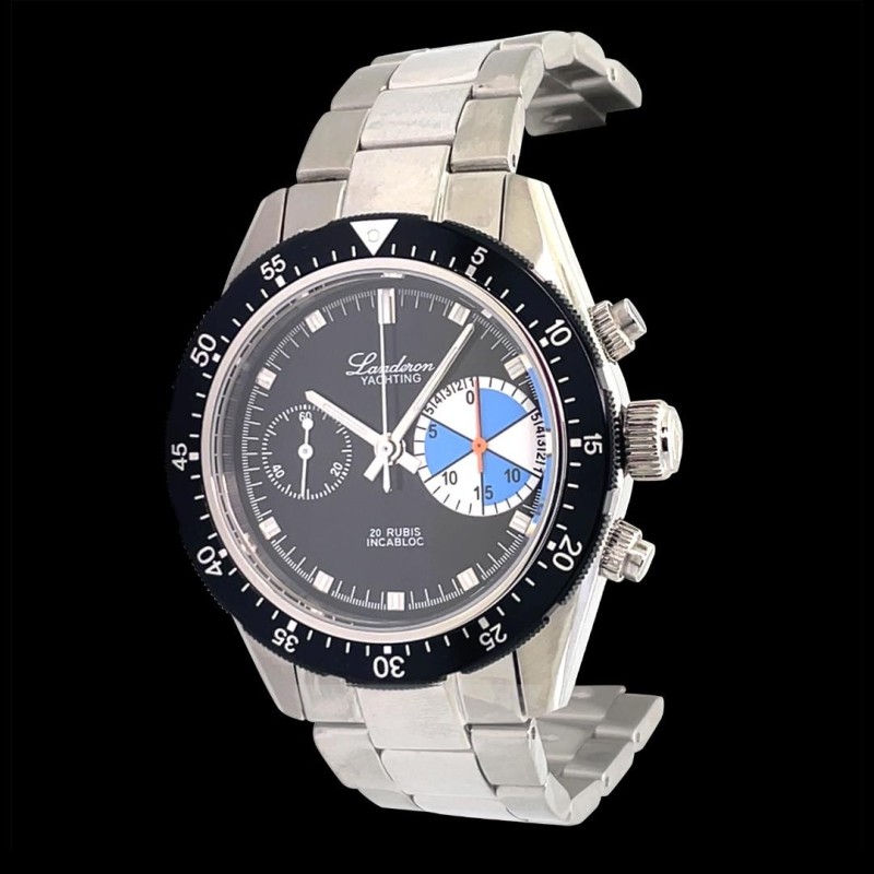 Landeron Yachting Saphir Mécanique Acier