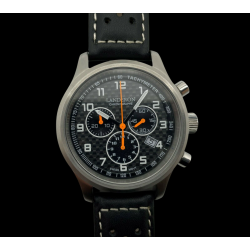 LANDERON CHRONOGRAPHE RACING CADRAN CARBONE MOUVEMENT SWISS RONDA