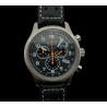 LANDERON CHRONOGRAPHE RACING CADRAN CARBONE MOUVEMENT SWISS RONDA
