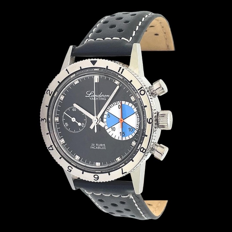Landeron Yachting Type 20 Mécanique Cuir