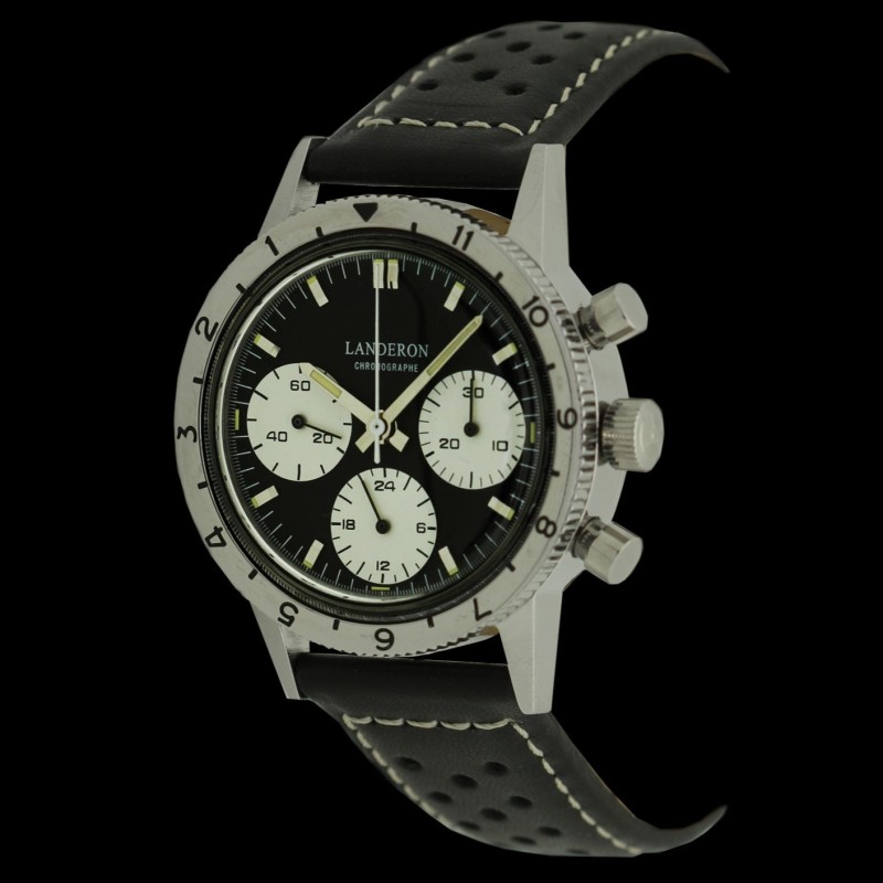 LANDERON TYPE 20 PANDA TRICOMPAX MECANIQUE CUIR
