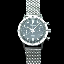 LANDERON CHRONOGRAPHE TYPE 20 BRACELET MESH MECANIQUE