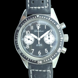 LANDERON CHRONOGRAPHE PILOTE PANDA MECANIQUE