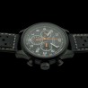 LANDERON CHRONOGRAPHE RACING BLACK PVD CADRAN CARBONE MOUVEMENT SWISS RONDA