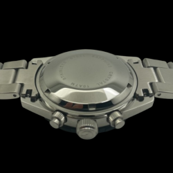 LANDERON CHRONOGRAPHE TRI-COMPAX A REMONTAGE MANUEL SAPHIR ETANCHE 10 ATM