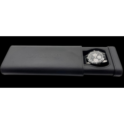 LANDERON CHRONOGRAPHE PANDA TRI-COMPAX A REMONTAGE MANUEL SAPHIR ETANCHE 10 ATM