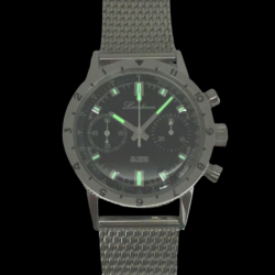 LANDERON CHRONOGRAPHE TYPE 20 BRACELET MESH MECANIQUE