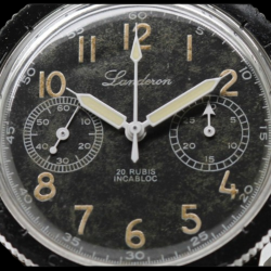 LANDERON CHRONOGRAPHE TYPE 20 CADRAN VINTAGE MECANIQUE