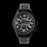 LANDERON CHRONOGRAPHE RACING BLACK PVD CADRAN CARBONE ROUGE