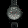 LANDERON CHRONOGRAPHE RACING BLACK PVD CADRAN CARBONE ROUGE