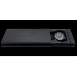 LANDERON CHRONOGRAPHE RACING BLACK PVD CADRAN CARBONE ROUGE